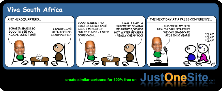 Click cartoon to read full post or to COMMENT Cartoon – Zuma’s healthcare strategy cartoon