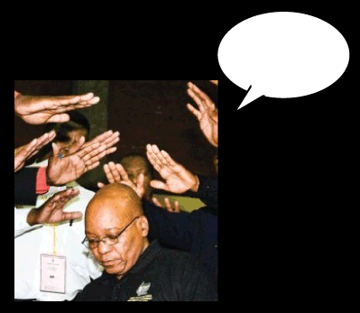 The Power of Jacob Zuma – photo caption contest cartoon