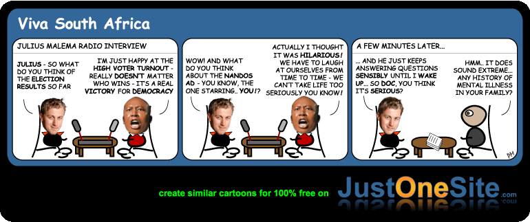 Julius Malema’s Nandos Ad – Updated image