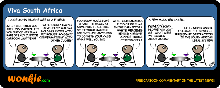 Click cartoon to read full post or to COMMENT Cartoon: Judge Hlophe – Where is the Justice? cartoon