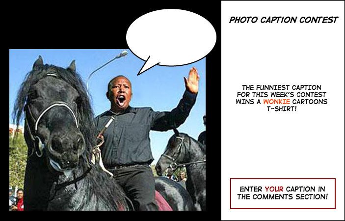 Click cartoon to read full post or to COMMENT Friday Fun – Julius Malema Photo Caption Contest cartoon