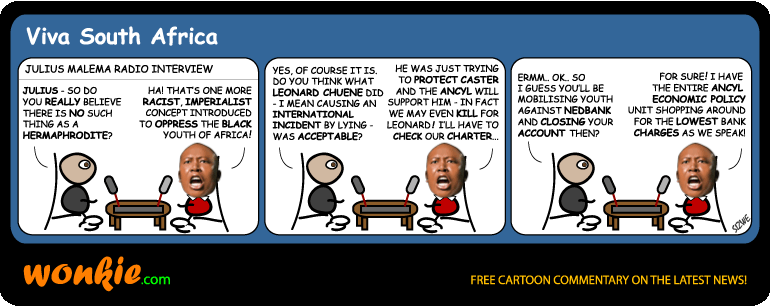 Malema – the Next Mandela? cartoon