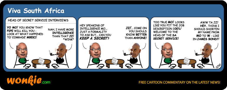 Nobody knows what Mo Shaik knows! cartoon
