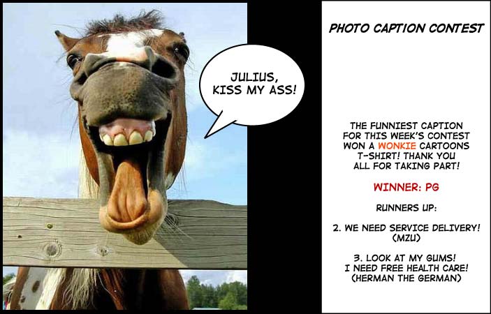 Photo of Talking Horse – Friday Fun Photo Caption Contest cartoon