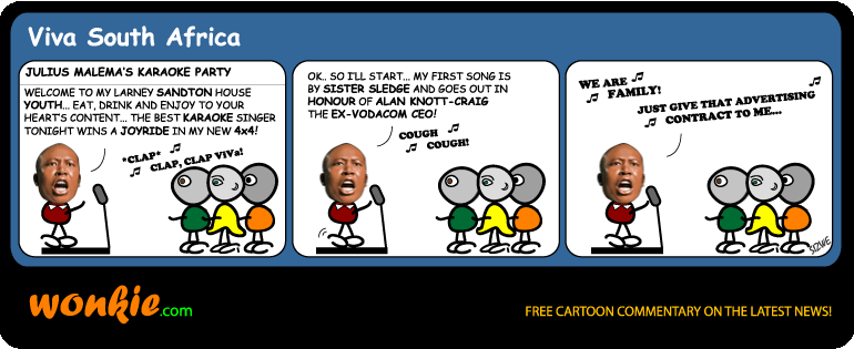 Julius Malema – Role model cartoon