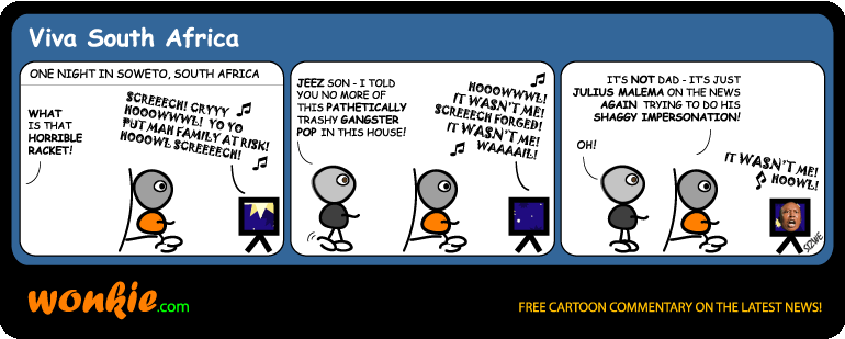 Click cartoon to read full post or to COMMENT Who can stop Julius Malema? cartoon