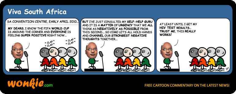 Jacob Zuma’s HIV Status cartoon