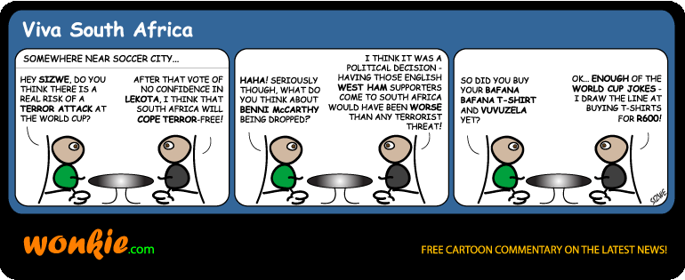 Bafana Bafana ready cartoon