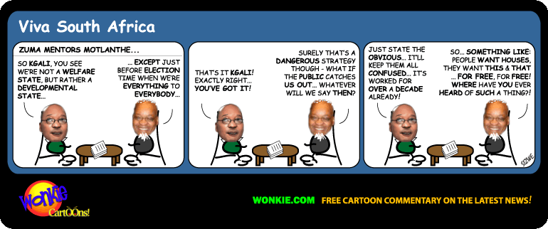 Ask NOT what the ANC can do for you… cartoon
