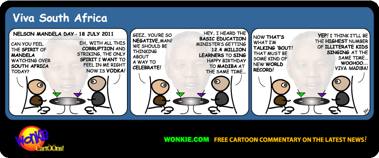 Mandela Day – Does he deserve it? cartoon