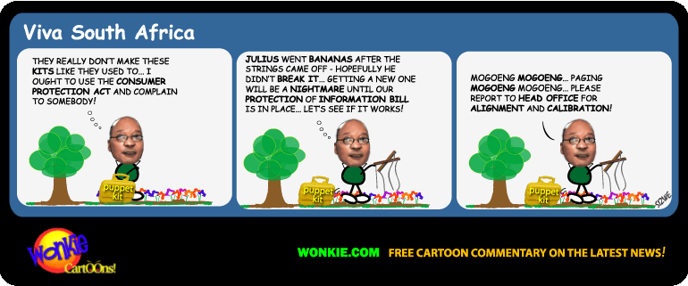 Click cartoon to read full post or to COMMENT The Big Hoohaa about Mogoeng Mogoeng cartoon