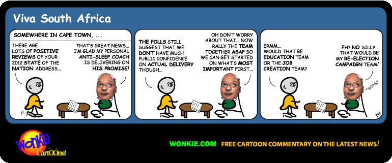 State of the Nation Address 2012 – CartOOn image