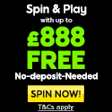 888 Casino NO DEPOSIT Freeplay offer image