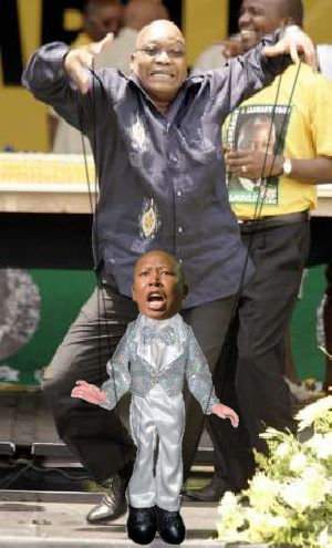 Zumas puppet Malema photo