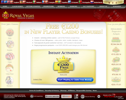 Royal Vegas online casino photo