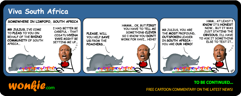 Rhino poaching cartoon